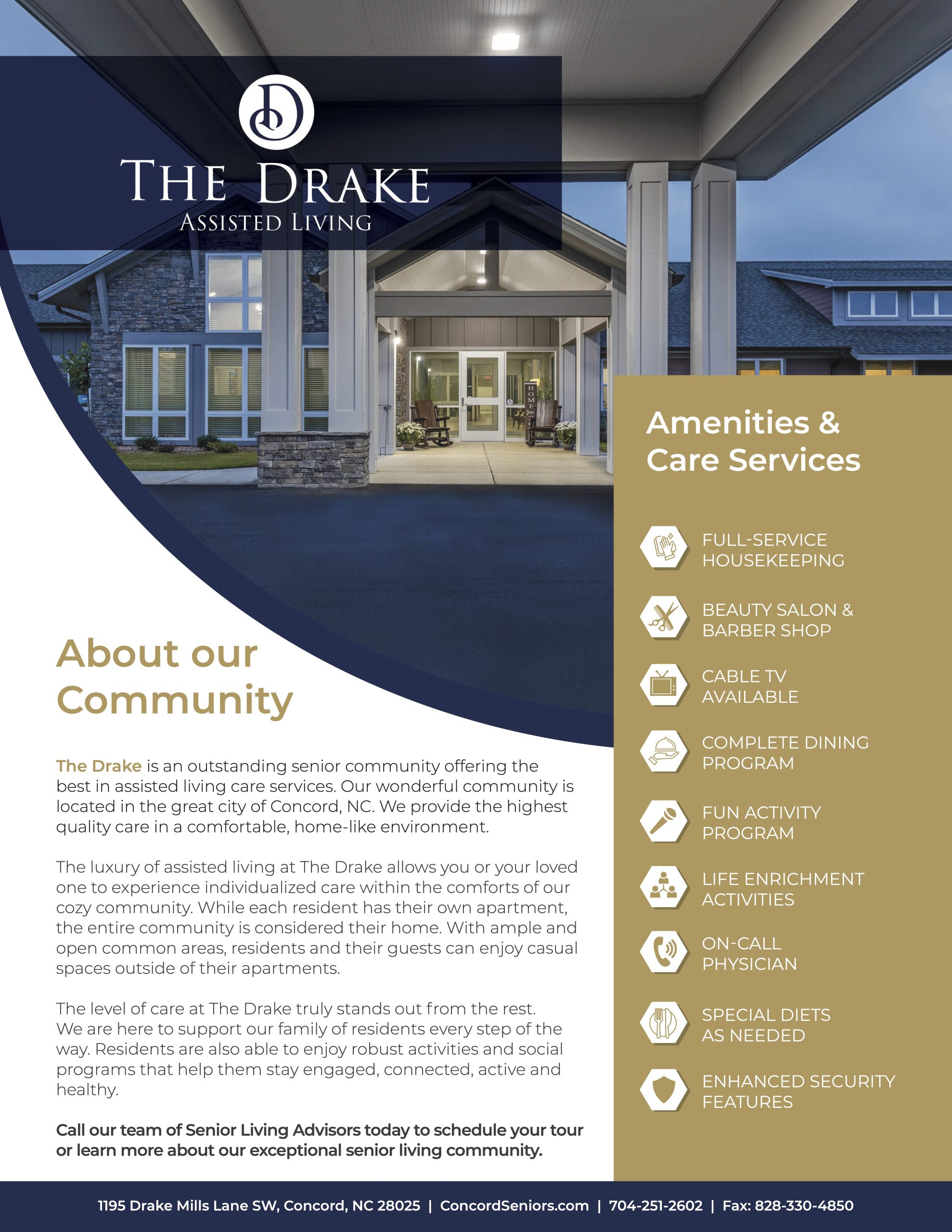 The Drake- About our Services